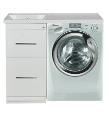 Тумба под раковину Misty Мексика - 50 с 2 ящ. под стиральную машину П-Мекс01060-0113Я