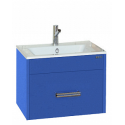 Тумба под раковину Misty Онтарио 50 тумба с 1-м ящиком синяя Л-Онт01050-11П1Я