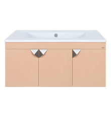 Тумба под раковину Misty Сахара - 90 подвесная песочная Пр-Сах06090-0511По