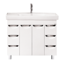 Тумба под раковину Misty София - 100 Тумба с 6ящ. белая эмаль П-Соф01100-0116Я Тумба под раковину Misty София - 100 Тумба с 6ящ. белая эмаль П-Соф01100-0116Я