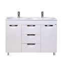 Тумба под раковину Misty София - 120 Тумба с 3ящ. белая эмаль П-Соф01120-0113Я Тумба под раковину Misty София - 120 Тумба с 3ящ. белая эмаль П-Соф01120-0113Я
