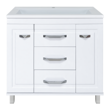 Тумба под раковину Misty Терра - 90 с 3 ящ. белая П-Тер01090-0113Я