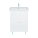 Тумба под раковину Misty Венера - 55 Тумба с 2 ящ. белая П-Внр01055-012Я Тумба под раковину Misty Венера - 55 Тумба с 2 ящ. белая П-Внр01055-012Я