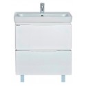 Тумба под раковину Misty Венера 80 с 2-мя ящиками белая П-Внр01080-012Я Тумба под раковину Misty Венера 80 с 2-мя ящиками белая П-Внр01080-012Я