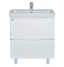 Тумба под раковину Misty Венера 80 с 2-мя ящиками белая П-Внр01080-012Я