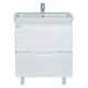 Тумба под раковину Misty Венера 80 с 2-мя ящиками белая П-Внр01080-012Я