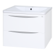 Тумба под раковину Misty Атлантик - 80 с 2 ящ. подвесная (белая) П-Атл-01080-011П2Я