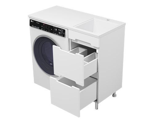 Тумба под раковину Misty Байкал - 40 под стиральную машину