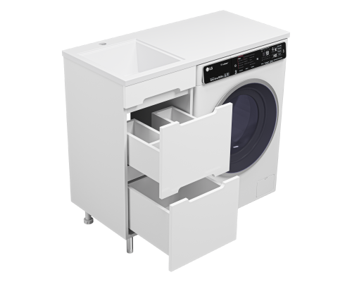 Тумба под раковину Misty Байкал - 40 под стиральную машину