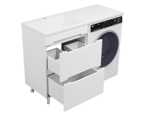 Тумба под раковину Misty Байкал - 55 под стиральную машину