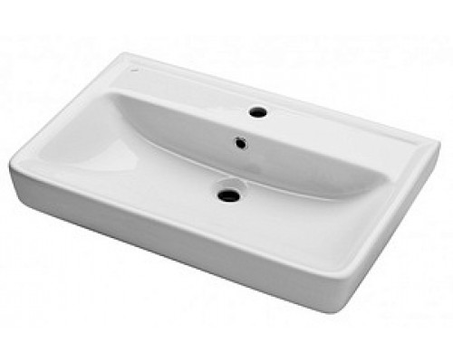 Тумба под раковину Misty Венера 80 с 2-мя ящиками белая П-Внр01080-012Я