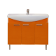 Тумба под раковину Misty Джулия 105 тумба подвесная оранжевая Л-Джу01105-1310По