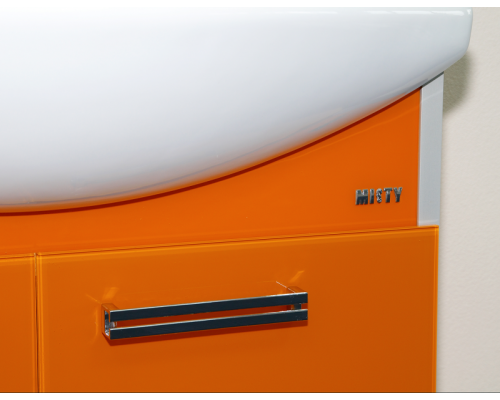 Тумба под раковину Misty Джулия 105 тумба подвесная оранжевая Л-Джу01105-1310По