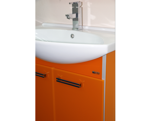 Тумба под раковину Misty Джулия 105 тумба подвесная оранжевая Л-Джу01105-1310По