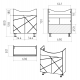 Тумба под раковину Misty Грани - 70