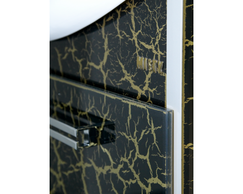 Тумба под раковину Misty Джулия 85 тумба прямая краколет черная Л-Джу01085-0213Пр