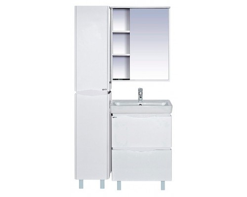 Тумба под раковину Misty Венера 60 с 2-мя ящиками белая П-Внр01060-012Я