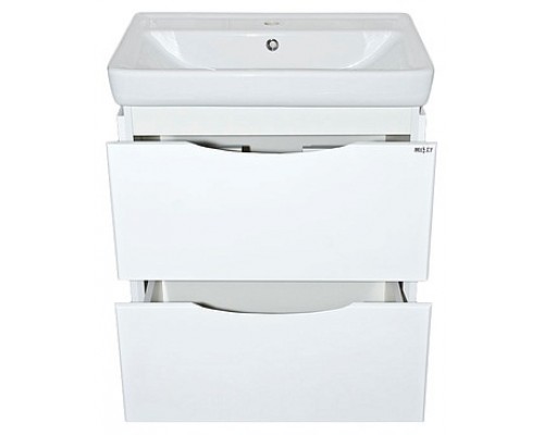 Тумба под раковину Misty Венера 80 с 2-мя ящиками белая П-Внр01080-012Я