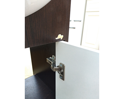 Тумба под раковину Misty Панда - 70 прямая венге/белый Э-Пан01070-18