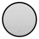 Зеркало Brevita Pluto - 600x600 (черное)