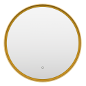 Зеркало Brevita Pluto - 600x600 (золото)