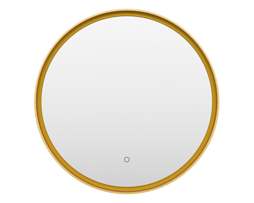 Зеркало Brevita Pluto - 600x600 (золото)