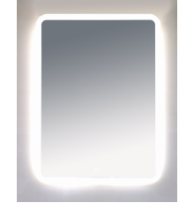 Зеркало Misty 3 Неон -Зеркало LED600х800 сенсор на зеркале(с круглыми углами)