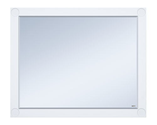 Зеркало Misty Лейла - 100 в раме белое П-Лей02100-011