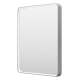 Зеркало Brevita Mercury - 600x800 (платина)