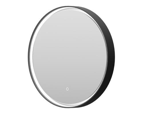 Зеркало Brevita Pluto - 600x600 (черное)