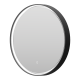 Зеркало Brevita Pluto - 600x600 (черное)