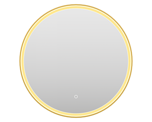 Зеркало Brevita Pluto - 600x600 (золото)