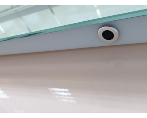 Зеркало Misty 3 Неон - Зеркало LED500х800 сенсор на корпусе (с круглыми углами) П-Нео050080-3ПРСНККУ
