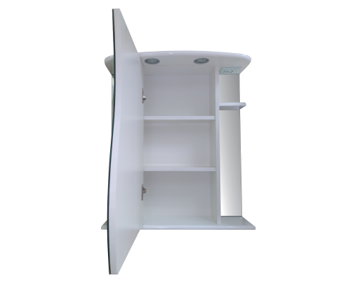 Зеркальный шкаф Misty Лиана - 65 Зеркало - шкаф (свет) лев. Э-Лиа02065-01СвЛ