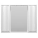 Зеркальный шкаф Brevita Balaton - 100 (белый) Зеркальный шкаф Brevita Balaton - 100 (белый)