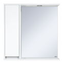 Зеркальный шкаф Misty Алиса - 75 белый левый Э-Али04075-01Л