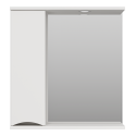 Зеркальный шкаф Misty Атлантик - 70 левый (белый) П-Атл-4070-010Л