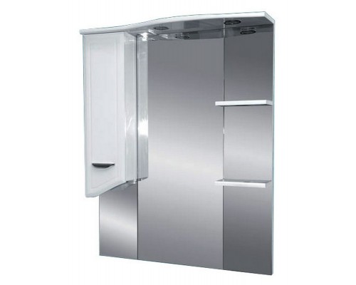 Зеркальный шкаф Misty Дрея- 75 Зеркало - шкаф лев. (свет) Э-Дре02075-01СвЛ