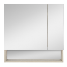 Зеркальный шкаф Misty Дунай - 75 с полочкой П-Дун04075-01