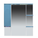 Зеркальный шкаф Misty Кристи 90 L голубой П-Кри02090-061СвЛ