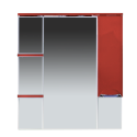 Зеркальный шкаф Misty Кристи 90 R бордовое П-Кри02090-101СвП