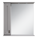 Зеркальный шкаф Misty Лувр - 65 левый (серый) П-Лвр03065-1504Л