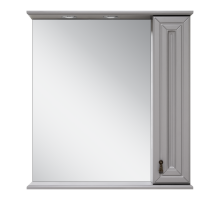 Зеркальный шкаф Misty Лувр - 65 правый (серый) П-Лвр03065-1504П
