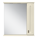 Зеркальный шкаф Misty Лувр - 85 правый (слоновая кость) П-Лвр03085-1014П