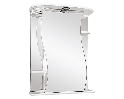 Зеркальный шкаф Misty Лиана - 55 Зеркало - шкаф прав. (свет) Э-Лиа02055-01СвП