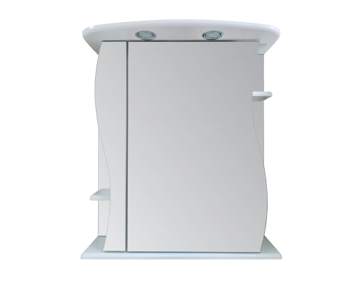 Зеркальный шкаф Misty Лиана - 65 Зеркало - шкаф (свет) лев. Э-Лиа02065-01СвЛ