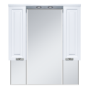 Зеркальный шкаф Misty Терра - 90 белый П-Тер02090-011