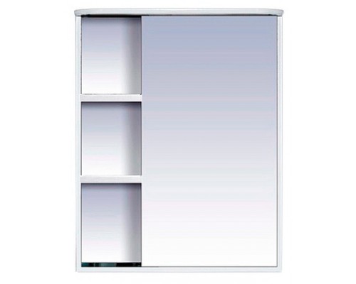 Зеркальный шкаф Misty Венера - 55 Зеркало-шкаф прав. со светом белое П-Внр04055-01СвП