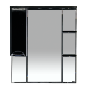 Зеркальный шкаф Misty Жасмин - 85 Зеркало - шкаф лев. (свет) черная ПЛЕНКА П-Жас02085-022СвЛ Зеркальный шкаф Misty Жасмин - 85 Зеркало - шкаф лев. (свет) черная ПЛЕНКА П-Жас02085-022СвЛ