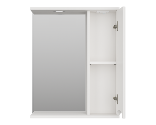 Зеркальный шкаф Misty Атлантик - 60 правый (белый) П-Атл-4060-010П